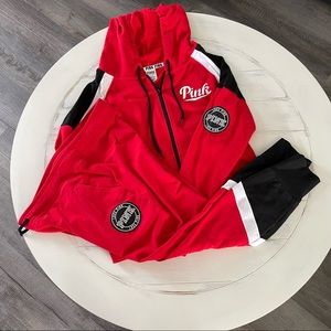 PINK Victoria's Secret Hoodie Jogger Set